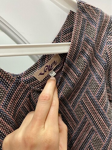 Uzun kollu esnek yumuşacık elbise - Görsel 3