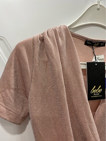 BebePlus Bebe marka ışıltılı bodysuit ????etiketli hiç kullanılmadı