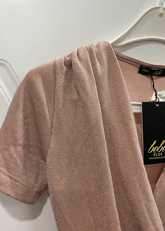 Bebe marka ışıltılı bodysuit ????etiketli hiç kullanılmadı - Görsel 2