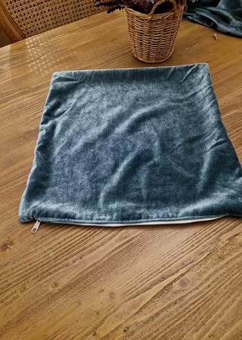 petrol yesili Kadife Yastık Kılıfı.4 adettir - Görsel 2