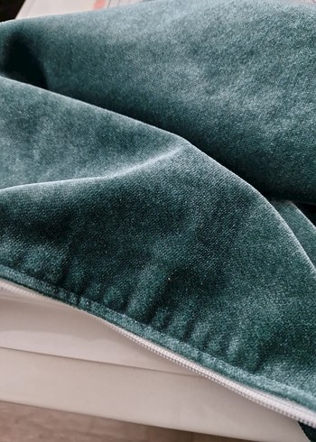 petrol yesili Kadife Yastık Kılıfı.4 adettir - Görsel 7