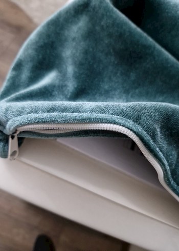 petrol yesili Kadife Yastık Kılıfı.4 adettir - Görsel 6