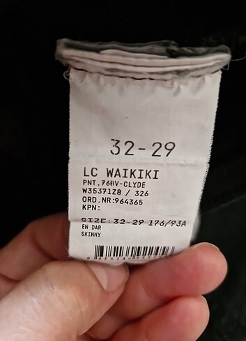 LC Waikiki LCW Siyah kot pantolon