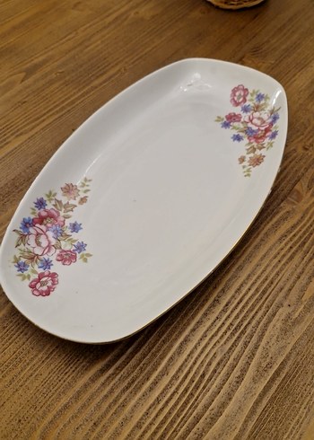 Pastel Çiçek Desenli Porselen Salata tabaı - Görsel 4