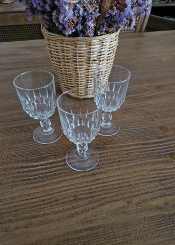 Şeffaf Kristal Ayaklı Bardak/kadeh - Görsel 2