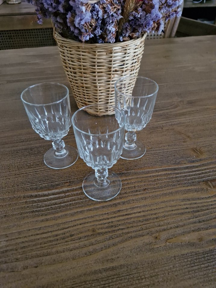 Şeffaf Kristal Ayaklı Bardak/kadeh - Görsel 2