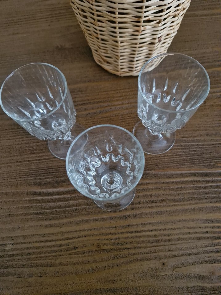 Şeffaf Kristal Ayaklı Bardak/kadeh - Görsel 3