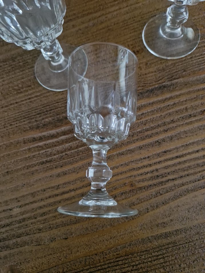 Şeffaf Kristal Ayaklı Bardak/kadeh - Görsel 4