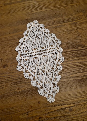 El İşi Dantel Dekoratif Örtü - Görsel 5