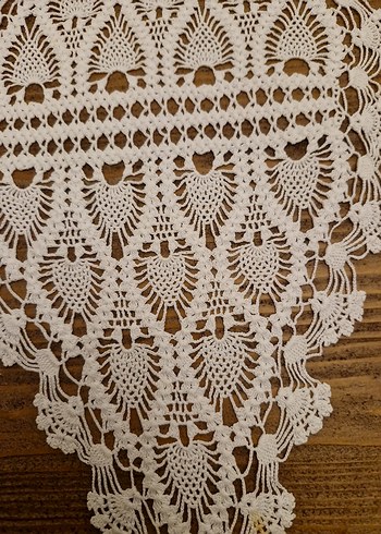 El İşi Dantel Dekoratif Örtü - Görsel 2