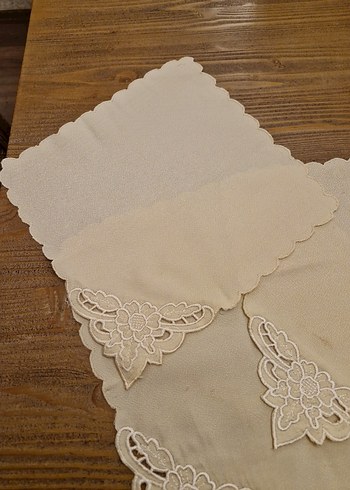 Vintage Nakışlı kumas ört - Görsel 3