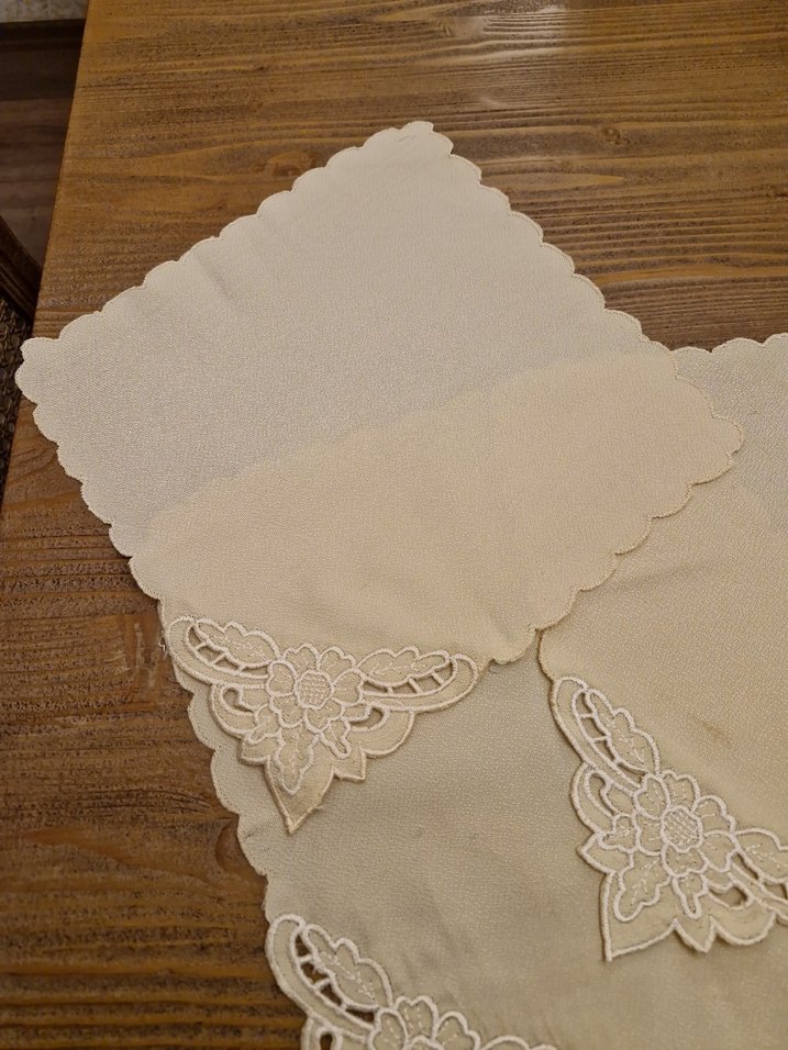 Vintage Nakışlı kumas ört - Görsel 3