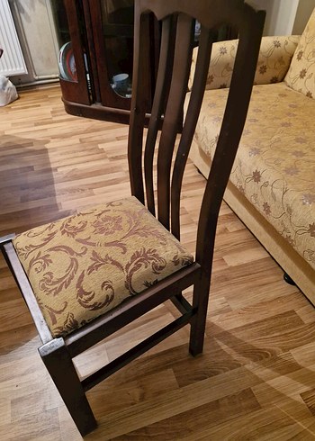 Kahverengi Desenli Sandalye - Görsel 3