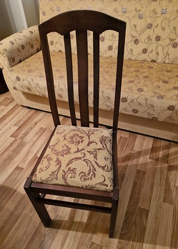 Kahverengi Desenli Sandalye - Görsel 6