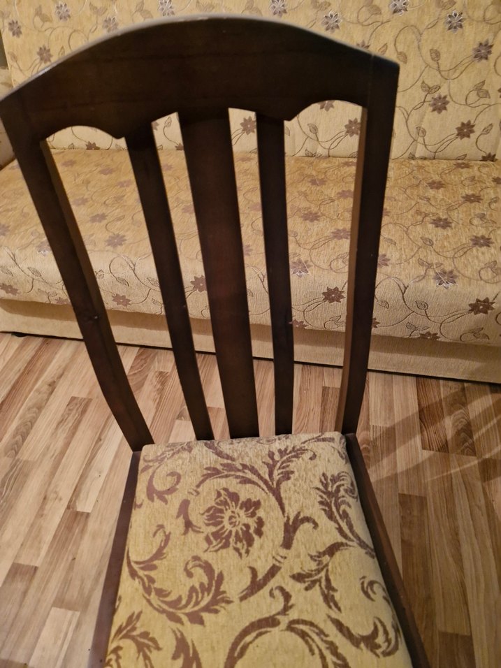 Kahverengi Desenli Sandalye - Görsel 5