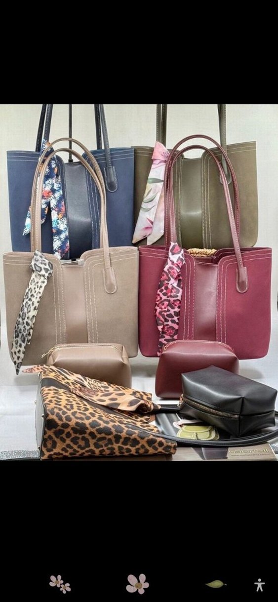 Kahverengi Nakışlı Deri Kadın Çanta - Görsel 4