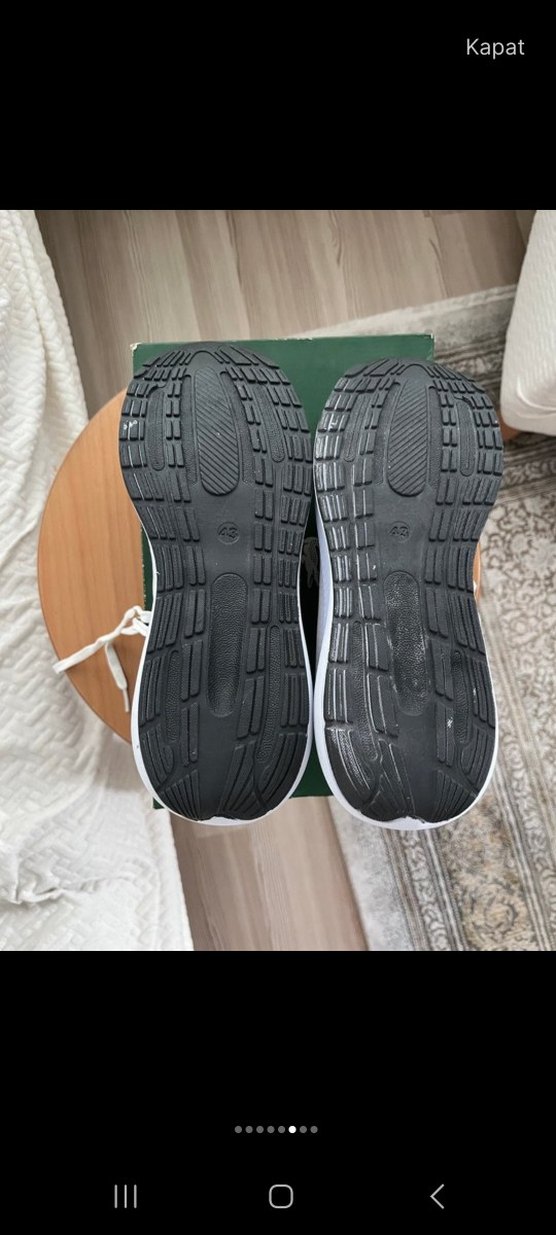 Adidas Beyaz Siyah Spor Ayakkabı — görsel 5/7