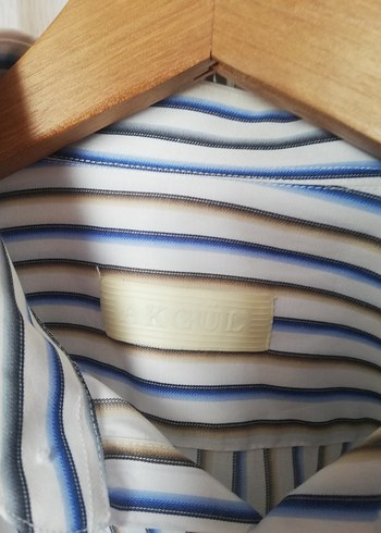 Uzun Kollu Çizgili Erkek Gömlek - Görsel 3