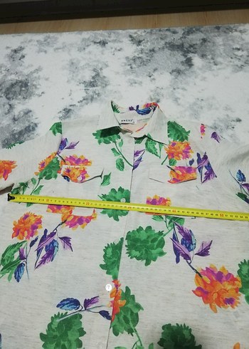 Çiçek Desenli Bohem Uzun Kollu Gömlek - Görsel 4