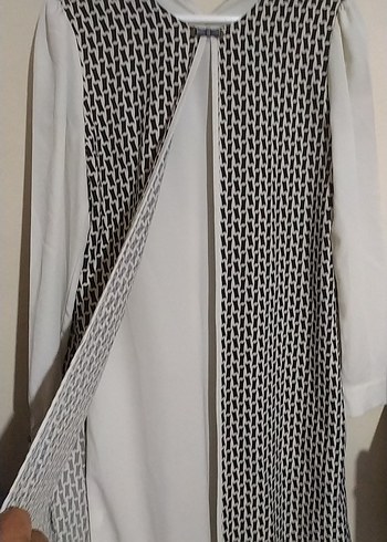 Gri Uzun Kollu Kadın Triko Elbise - Görsel 2