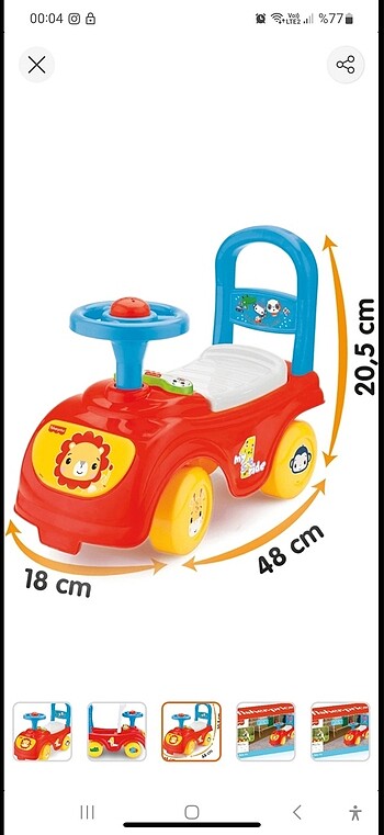  Beden Fisher price ilk arabam