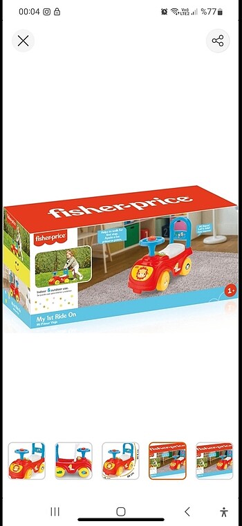  Beden Renk Fisher price ilk arabam