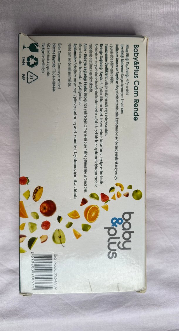 Baby & Plus Cam Rende Beyaz-Gri - Görsel 2