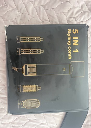 5'li Saç Şekillendirici Tarak Seti, Altın Renk