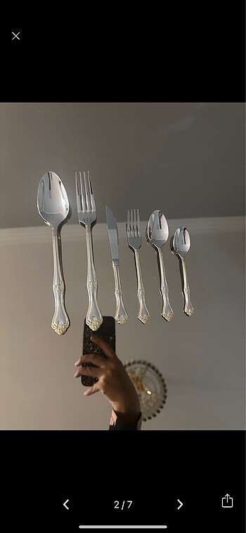 Diğer Nehir jumbo model kaşık çatal set