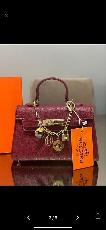 Beden Hermes model bordo çanta
