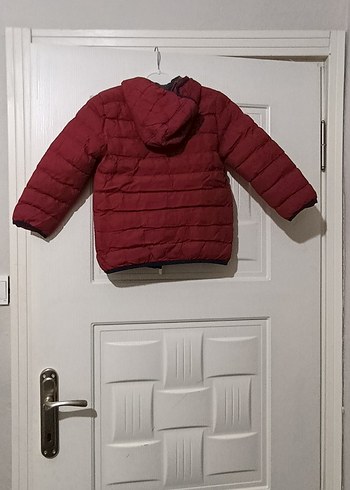 Bordo Erkek Çocuk Fermuarlı Mont - Görsel 4