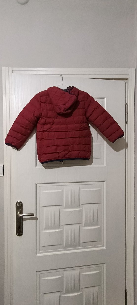 Bordo Erkek Çocuk Fermuarlı Mont - Görsel 4