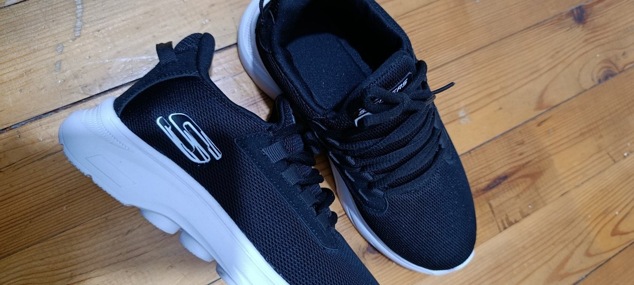 Skechers Siyah Bağcıklı Spor Ayakkabı - Görsel 3