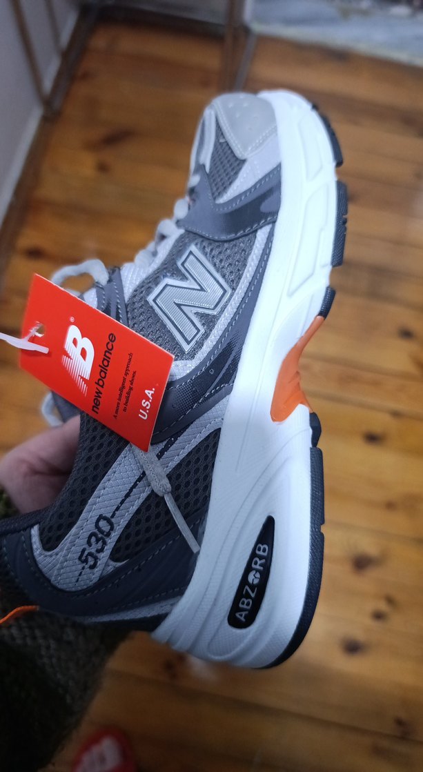 New Balance Gri Spor Kadın Sneaker - Görsel 4