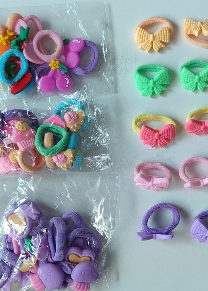 SEVİMLİ KIZIN SAÇ TOKALARI 10 ÇİFT 20 ADET - Görsel 3