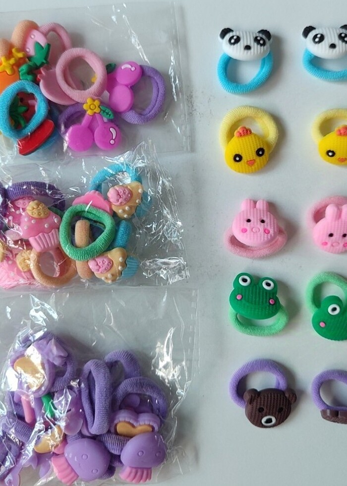 SEVİMLİ KIZIN SAÇ TOKALARI 10 ÇİFT 20 ADET - Görsel 4