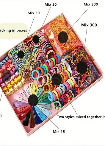 780 ADET SAÇ AKSESUAR SETİ - Görsel 7