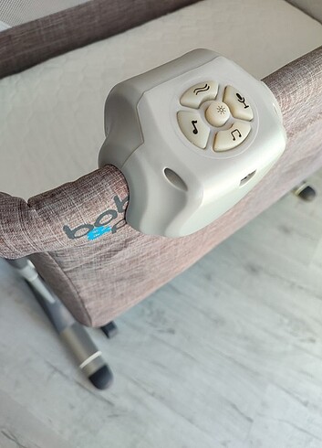 E BEBEK BABY PLUS SAFE SİDE ANNE YANI BEŞİK - KAHVERENGİ - Görsel 5