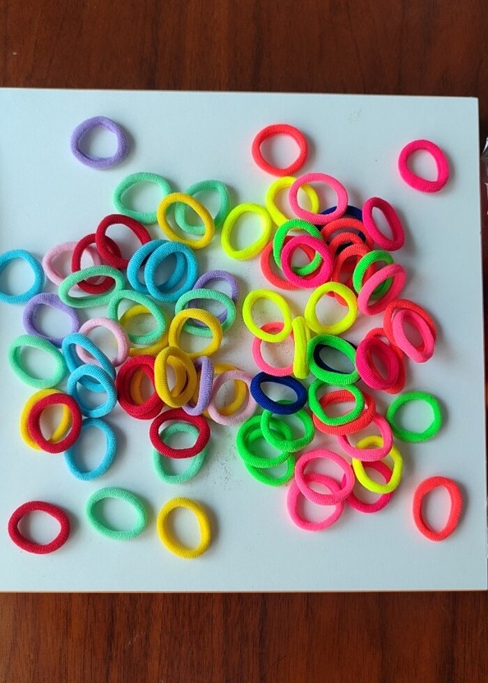 ESNEK SAÇ TOKALARİ 100 Adet Karışık Renk - Görsel 3