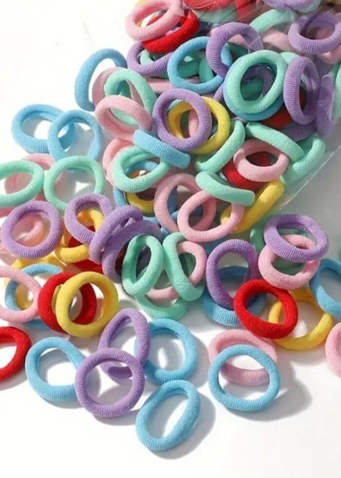 ESNEK SAÇ TOKALARI 500 Adet Karışık Renk - Görsel 2