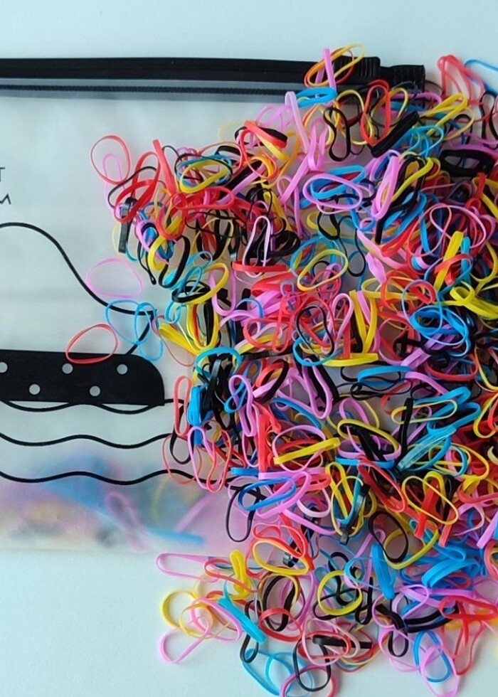 250 ADET MİNİ NAYLON TEK KULLANİMLİK SAÇ BANDİ - Görsel 3