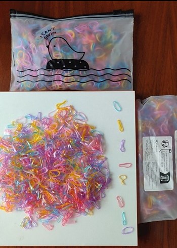 500 ADET MİNİ NAYLON TEK KULLANIMLIK SAÇ BANDİ - Görsel 3