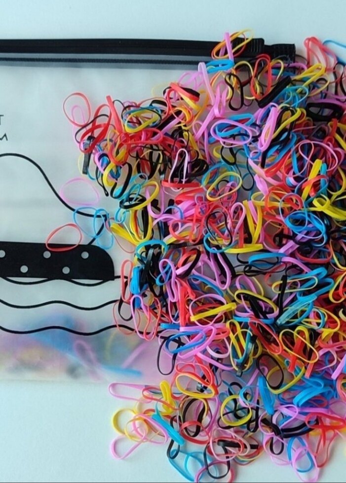 500 ADET MİNİ NAYLON TEK KULLANIMLIK SAÇ BANDİ - Görsel 2