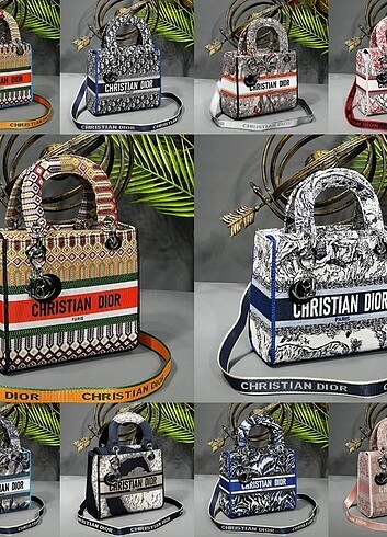 CHRISTIAN DIOR ?LADY DIOR (DOKUMA) ORTA BOY 