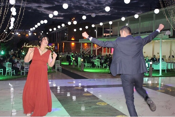 44 Beden Şifon elbise