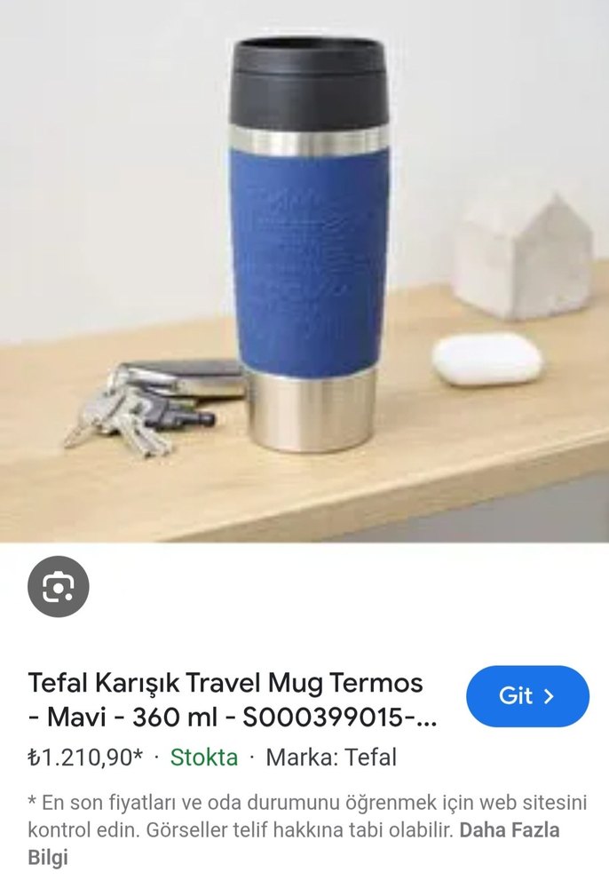 Tefal Mavi Seyahat Termosu - Görsel 4