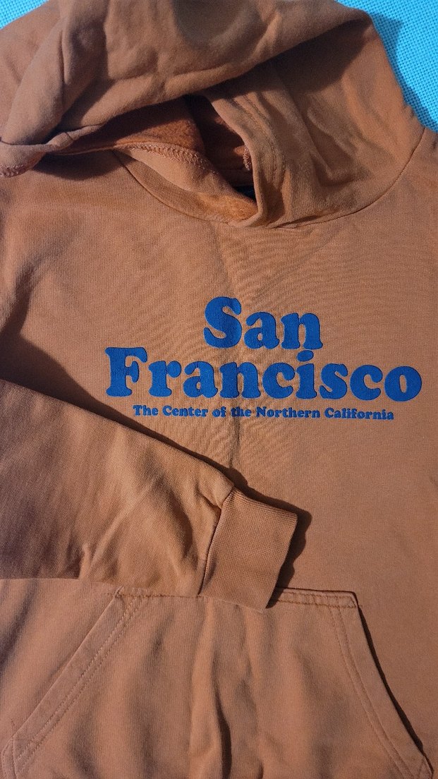 Turuncu Kapüşonlu Erkek Çocuk Sweatshirt - Görsel 2