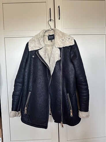 Bershka biker mont / ceket (az giyilmis)