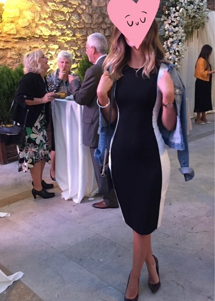 Zara siyah elbise - davet / toplantı - Görsel 2