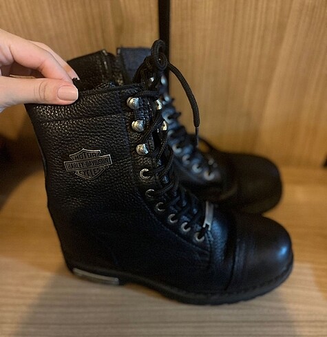 38 Beden Kadın Orijinal Harley Davidson Bot